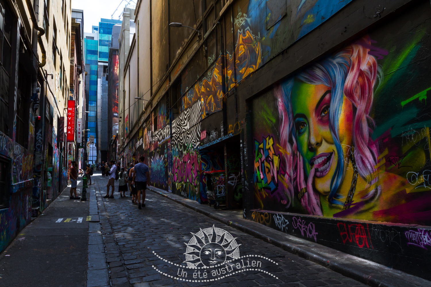 un été australien australie voyage melbourne victoria street art tag