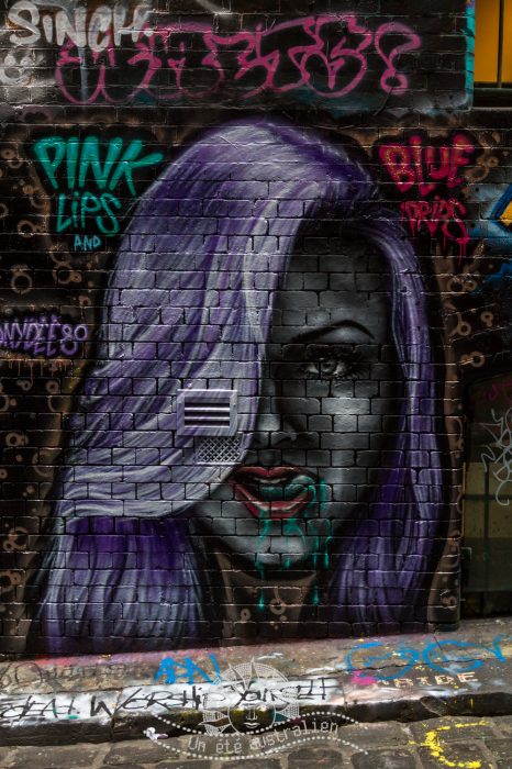 un été australien australie voyage melbourne victoria street art tag